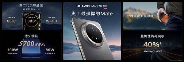 华为Mate 70系列正式发布：整机性能暴增40%<strong></p>
<p>cstk虚拟币</strong>，搭载原生鸿蒙系统