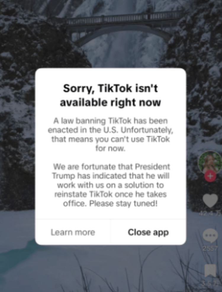 TikTok停摆12小时又满血复活 期间发生<strong></p>
<p>收虚拟币币图片</strong>了啥