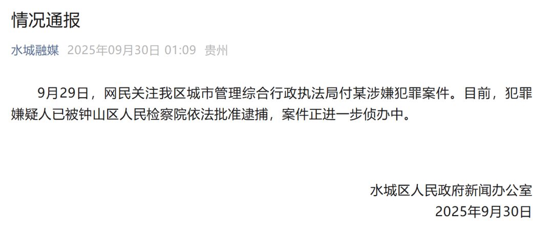 贵州六盘水凌晨通报：城管局付某涉嫌犯罪<strong></p>
<p>虚拟币挖矿芯片</strong>，已被批捕