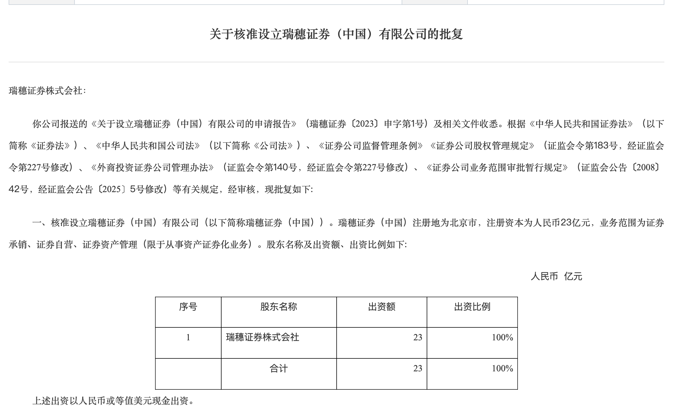 刚刚<strong></p>
<p>虚拟币模拟交易</strong>，证监会核准设立，外资独资券商再增1家