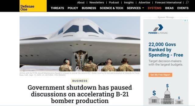 外媒:美国政府停摆<strong></p>
<p>虚拟币</strong>,B-21轰炸机“迫降”