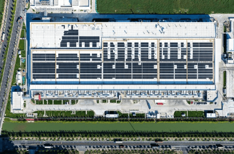 特斯拉副总裁陶琳：特斯拉上海超级工厂屋顶已铺满光伏板<strong></p>
<p>洋老板商城虚拟币</strong>，每年发1100万度电，减碳4600吨！隔壁储能超级工厂也在加装光伏板