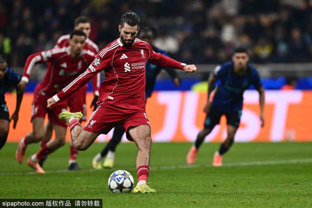 欧冠-维尔茨造点索博点射绝杀 利物浦1-0送国米两连败